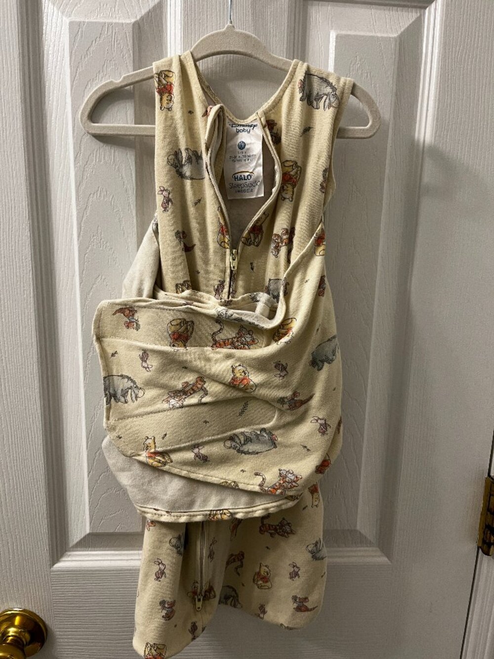Halo Disney Baby Sleepsack Swaddle Small 3-6M Winnie the Pooh Print
